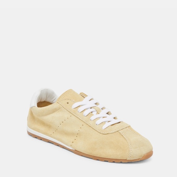 Dolce Vita Serina Sneaker Yellow Suede - Picture 2 of 4